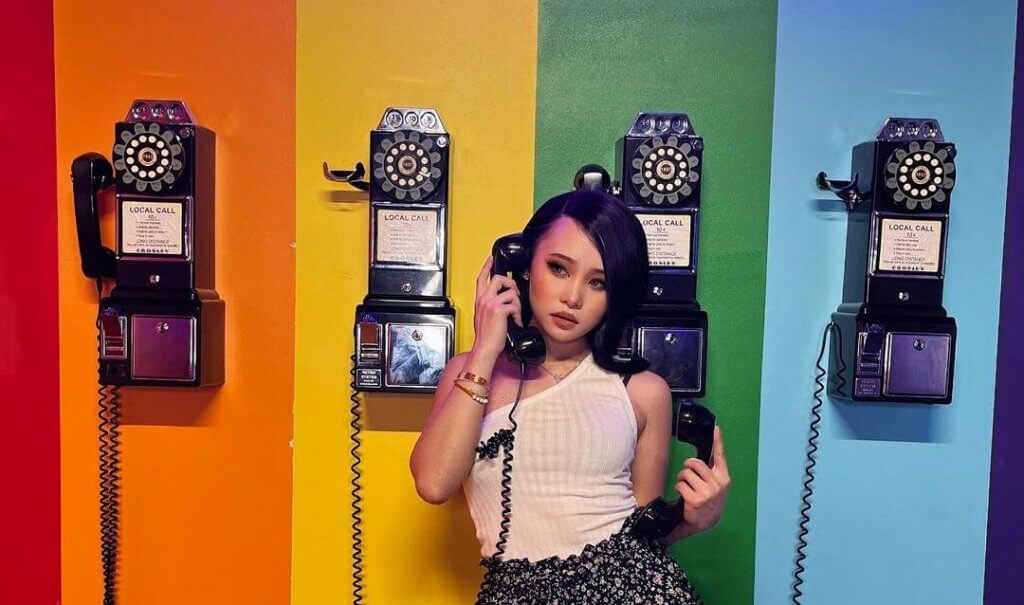 Teasing over the phone.